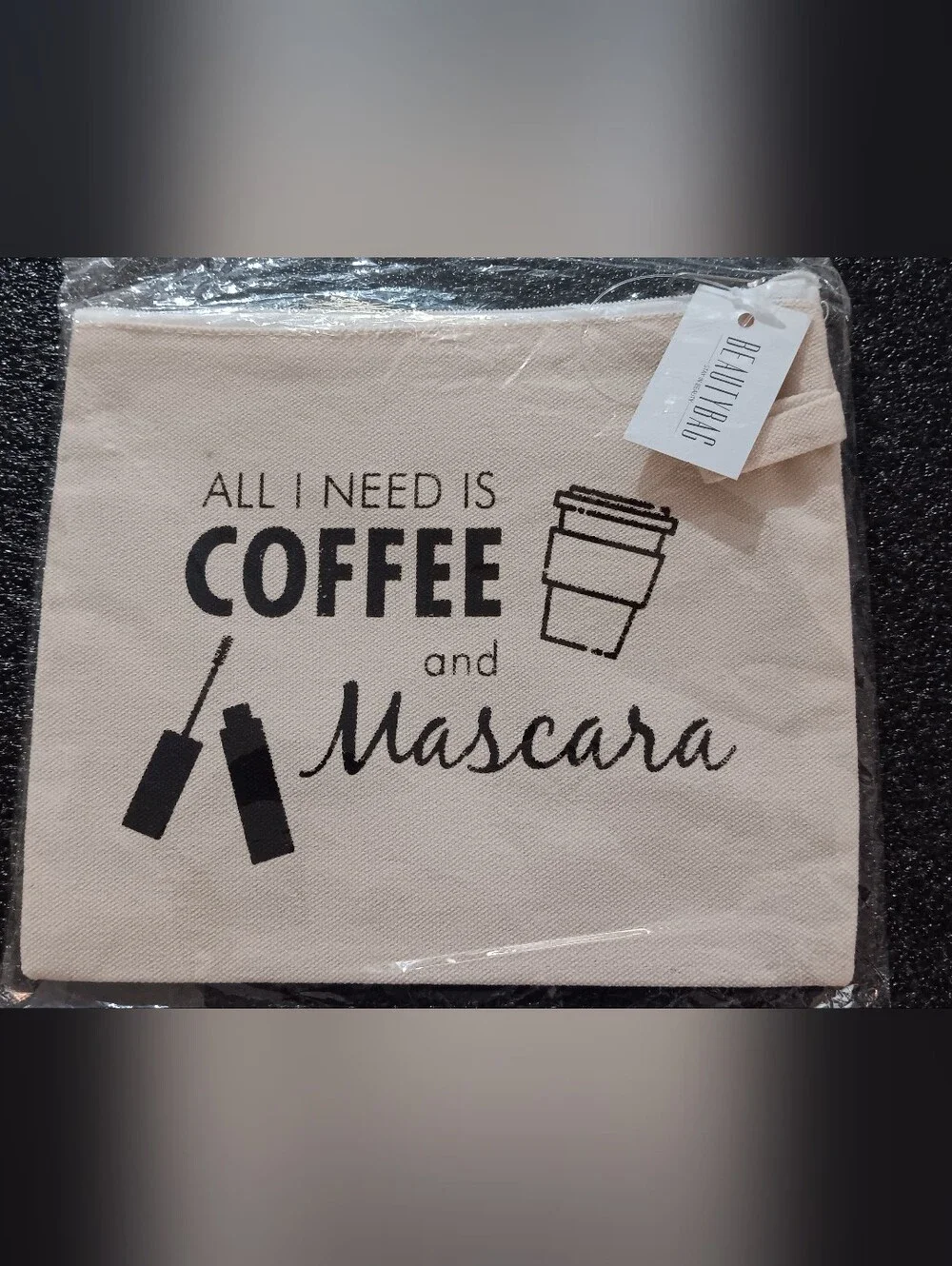 2 Canvas Makeup Bags (NWT)